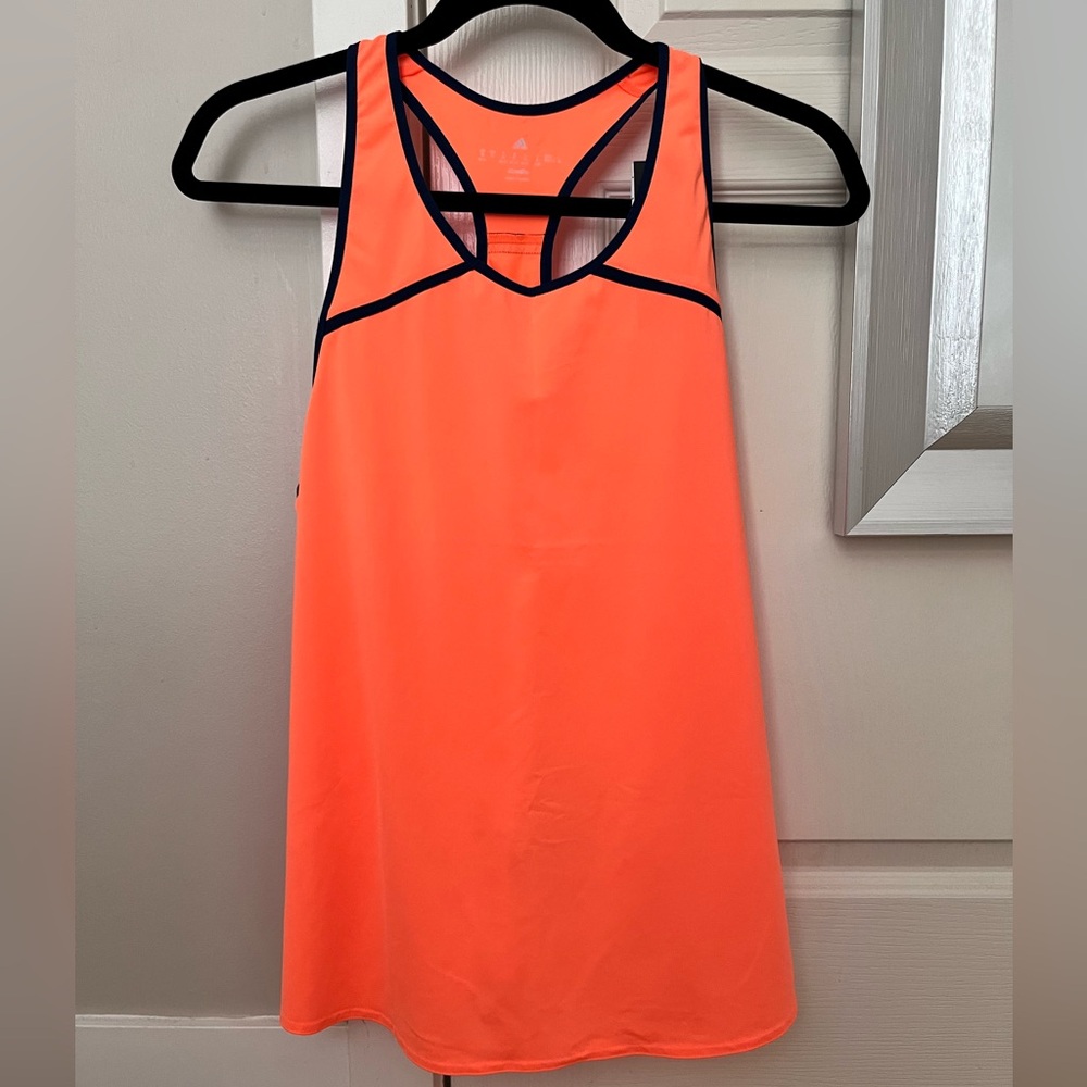 Adidas Climalite Orange Club Tank (Size M)